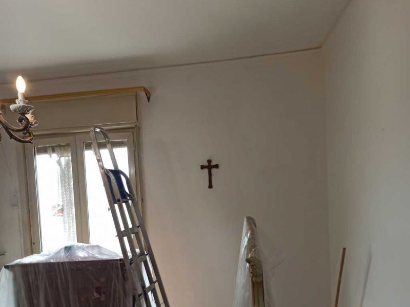 Imbianchino, indoratore, muratore ecc