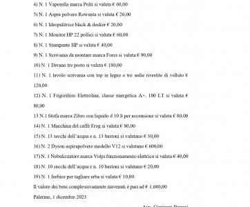 Liquidazione Giudiziale n. 42/2023 Trib. Pa