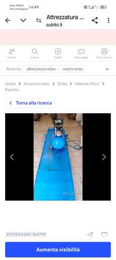 Vendo attrezzatura moto